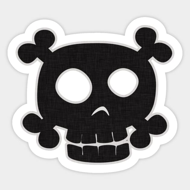 Skully Sticker by CheriesArt